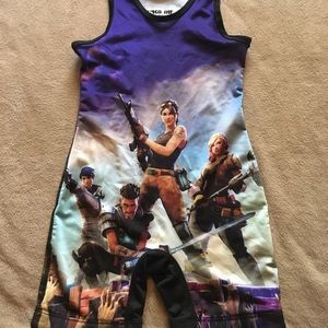 Youth fortnite wrestling singlet.